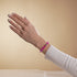 Rosettennebel | 925 Sterling Silber | Galaxie Glaskiesel Armband
